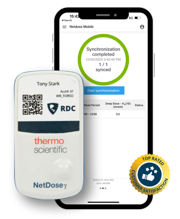 NetDose Digital Dosimeter – Radiation Detection Company