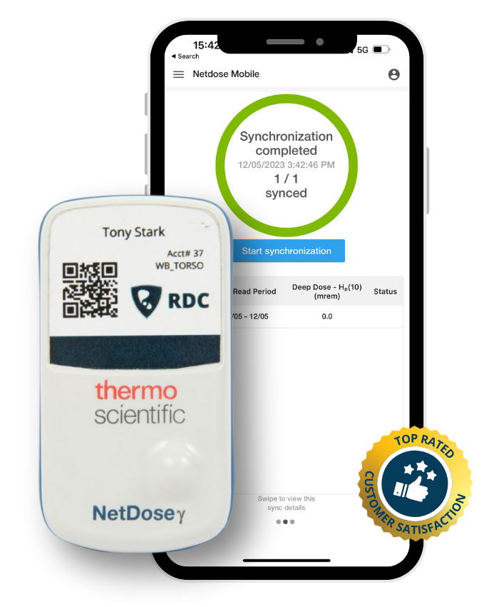 NetDose Digital Dosimeter – Radiation Detection Company